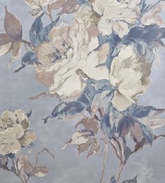 Madama Butterfly Wallpaper by 1838 Wallcoverings Denim Madama Butterfly Wallpaper by 1838 Wallcoverings Denim