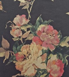 Madama Butterfly Wallpaper by 1838 Wallcoverings Ebony Madama Butterfly Wallpaper by 1838 Wallcoverings Ebony