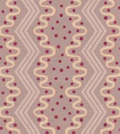 Madame Ziggle Fabric by Ottoline Blueberry Yoghurt Madame Ziggle Fabric by Ottoline Blueberry Yoghurt