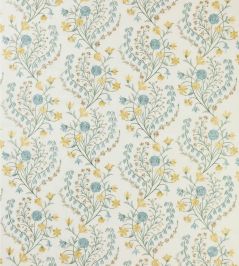 Madeleine Fabric by Nina Campbell Blue/Yellow Madeleine Fabric by Nina Campbell Blue/Yellow