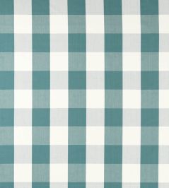 Madras Check Fabric by Sanderson Teal Madras Check Fabric by Sanderson Teal