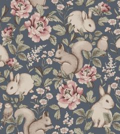 Magic Forest Wallpaper by Borastapeter Midnight Blue Magic Forest Wallpaper by Borastapeter Midnight Blue
