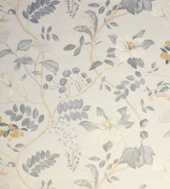 Magical Plants Wallpaper by Liberty Smalt Blue Magical Plants Wallpaper by Liberty Smalt Blue