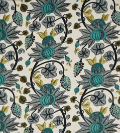 Maharani Outdoor Fabric by Osborne & Little Indigo Maharani Outdoor Fabric by Osborne & Little Indigo