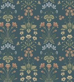 Maj Wallpaper by Sandberg Midnight Blue Maj Wallpaper by Sandberg Midnight Blue