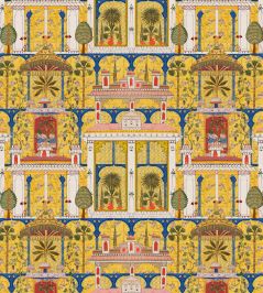 Majorelle Garden Wallpaper by MINDTHEGAP Yellow/Blue Majorelle Garden Wallpaper by MINDTHEGAP Yellow/Blue