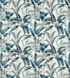 Majorelle Outdoor Fabric by Clarke & Clarke Denim Majorelle Outdoor Fabric by Clarke & Clarke Denim