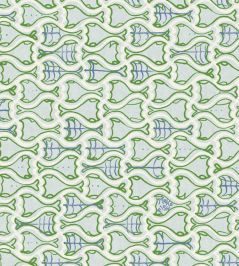 Make Fish Wallpaper by Christopher Farr Cloth Grass Make Fish Wallpaper by Christopher Farr Cloth Grass