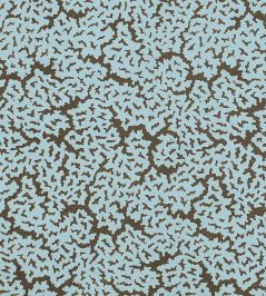 Maldives Fabric by Thibaut Spa Blue and Brown Maldives Fabric by Thibaut Spa Blue and Brown