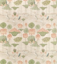 Malea Fabric by Thibaut Apricot Malea Fabric by Thibaut Apricot