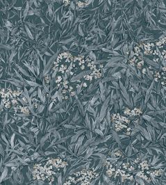 Malin Wallpaper by Sandberg Indigo Blue Malin Wallpaper by Sandberg Indigo Blue