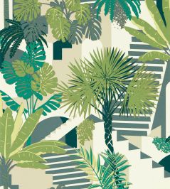 Malindi Wallpaper by Clarke & Clarke Palm Malindi Wallpaper by Clarke & Clarke Palm
