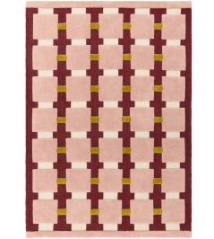 Mallory Rug by Asiatic Pink Mallory Rug by Asiatic Pink