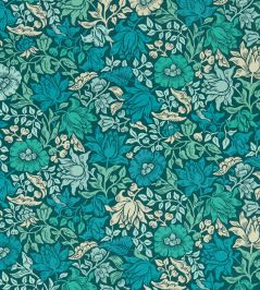 Mallow Wallpaper by Clarke & Clarke Teal Mallow Wallpaper by Clarke & Clarke Teal