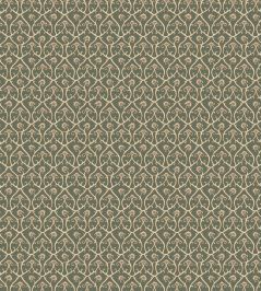 Mallow Trellis Wallpaper by Josephine Munsey Dark Green Mallow Trellis Wallpaper by Josephine Munsey Dark Green
