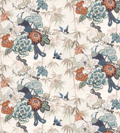 Maluku Fabric by Arley House Mocha Maluku Fabric by Arley House Mocha