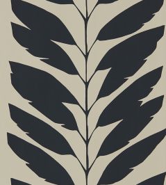 Malva Wallpaper by Scion Liquorice Malva Wallpaper by Scion Liquorice