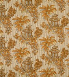 Mandalay Fabric by Marvic Amber Mandalay Fabric by Marvic Amber