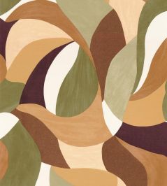Mandorla Wallpaper by Casamance Kaki/Terre De Sienne Mandorla Wallpaper by Casamance Kaki/Terre De Sienne