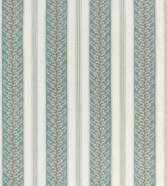 Manningtree Fabric by Nina Campbell Teal/Beige Manningtree Fabric by Nina Campbell Teal/Beige