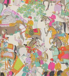 Dara Wallpaper by Manuel Canovas Turquoise Dara Wallpaper by Manuel Canovas Turquoise