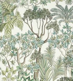 Morny Wallpaper by Manuel Canovas Vert de Gris Morny Wallpaper by Manuel Canovas Vert de Gris