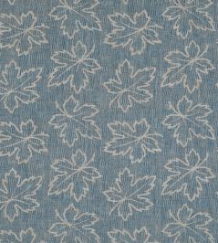 Maple Fabric by Fermoie Blue Maple Fabric by Fermoie Blue