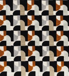Marcel Fabric by Casamance Noir Acajou Marcel Fabric by Casamance Noir Acajou