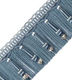 Margaux Beaded Bullion Fringe Trimming by Samuel & Sons Bleuet Margaux Beaded Bullion Fringe Trimming by Samuel & Sons Bleuet