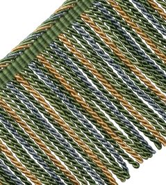 Margaux Bullion Fringe Trimming by Samuel & Sons Foret Margaux Bullion Fringe Trimming by Samuel & Sons Foret