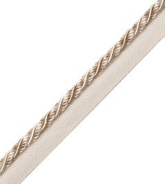 Margaux Cord With Tape Trimming by Samuel & Sons Ecru Margaux Cord With Tape Trimming by Samuel & Sons Ecru