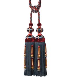 Margaux Double Tassel Tieback Trimming by Samuel & Sons Gem Margaux Double Tassel Tieback Trimming by Samuel & Sons Gem