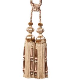 Margaux Double Tassel Tieback Trimming by Samuel & Sons Rose De The Margaux Double Tassel Tieback Trimming by Samuel & Sons Rose De The