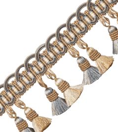 Margaux Tassel Fringe Trimming by Samuel & Sons Wedgewood Dore Margaux Tassel Fringe Trimming by Samuel & Sons Wedgewood Dore