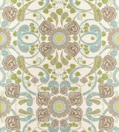 Margaux Wallpaper by Thibaut Beige and Yellow Margaux Wallpaper by Thibaut Beige and Yellow