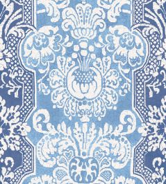Marigold Wallpaper by GP & J Baker Blue Marigold Wallpaper by GP & J Baker Blue