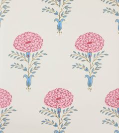 Marigold Wallpaper by Molly Mahon Pink/Blue Marigold Wallpaper by Molly Mahon Pink/Blue