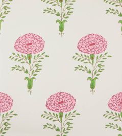 Marigold Wallpaper by Molly Mahon Pink/Green Marigold Wallpaper by Molly Mahon Pink/Green
