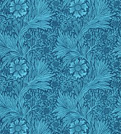 Marigold Wallpaper by Morris & Co Navy Marigold Wallpaper by Morris & Co Navy