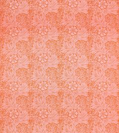Marigold Fabric by Morris & Co Orange/Pink Marigold Fabric by Morris & Co Orange/Pink