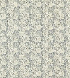Marigold Outdoor Fabric by Morris & Co Indigo Marigold Outdoor Fabric by Morris & Co Indigo
