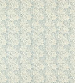 Marigold Outdoor Fabric by Morris & Co Mineral Blue Marigold Outdoor Fabric by Morris & Co Mineral Blue
