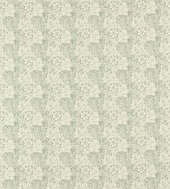 Marigold Outdoor Fabric by Morris & Co Soft Teal Marigold Outdoor Fabric by Morris & Co Soft Teal