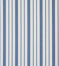 Markie Stripe Fabric by Schumacher Indigo Markie Stripe Fabric by Schumacher Indigo