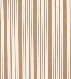 Markie Stripe Fabric by Schumacher Neutral Markie Stripe Fabric by Schumacher Neutral