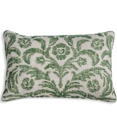 Marlborough Cushion by Fermoie Green Marlborough Cushion by Fermoie Green