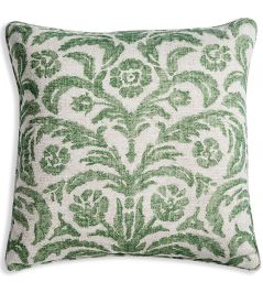 Marlborough Cushion by Fermoie Green Marlborough Cushion by Fermoie Green