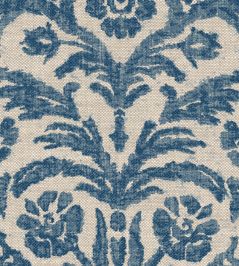 Marlborough Wallpaper by Fermoie Navy Marlborough Wallpaper by Fermoie Navy