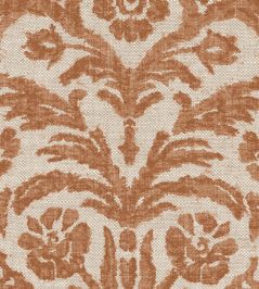 Marlborough Wallpaper by Fermoie Orange Marlborough Wallpaper by Fermoie Orange