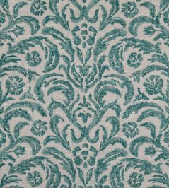 Marlborough Fabric by Fermoie Teal Marlborough Fabric by Fermoie Teal